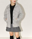 【SALE/80%OFF】Firsthand ストックファブリック中綿ブルゾン 24AW フリークスストア ジャケット・アウター ブルゾン・ジャンパー グレー【...
