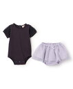 【SALE/20%OFF】petit main 袖チュールロンパース+スカパンセット ナルミヤオンライン マタニティウェア・ベビー用品 ベビートップス ピンク ...