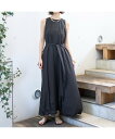 Rouge vif la cle ノースリーブ バルーンワンピース ルージュ・ヴィフ ラクレ ワンピース・ドレス シャツワンピース ブラック ブラウン【送料無料】