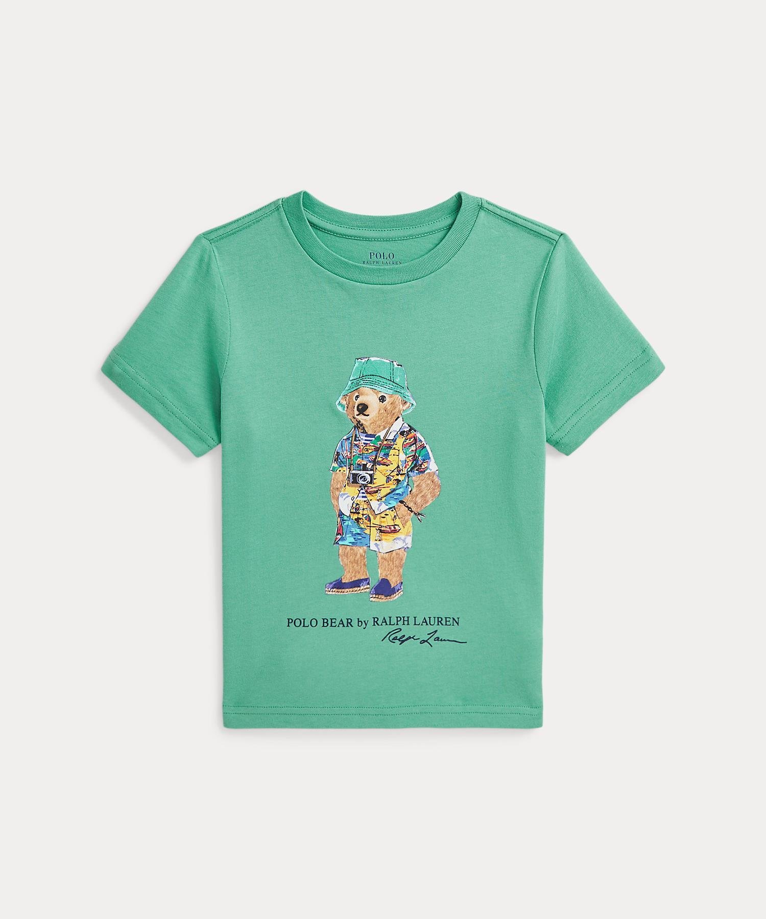 POLO RALPH LAUREN (ボーイズ 2才~7才)Polo ベア コットン ジャージー Tシャツ ラルフローレン トップス カットソー・Tシャツ グリーン【送料無料】のサムネイル