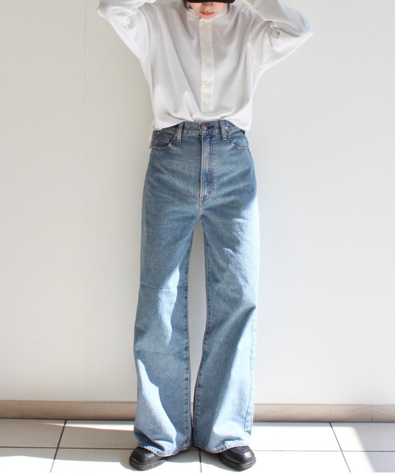 NEEDBY heritage(ニードバイ ヘリテージ)KYLIE/バギーワイド/ N1C1013 ビーセカンド パンツ ジーンズ・デニムパンツ