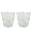 BACKYARD FAMILY theater ガラスタンブラー2個セット ローラ 食器・調理器具・キッチン用品 グラス・マグカップ・タンブラー ゴールド