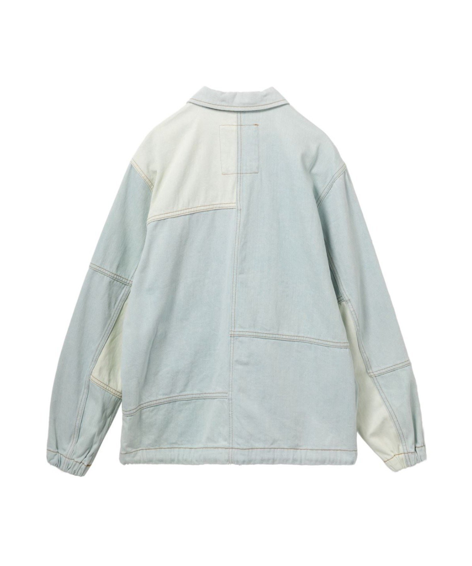 DENIM PATCHWORK COACH JACKET ア ベイシング エイプ ジャケット・アウター ブルゾン・ジャンパー ネイビー