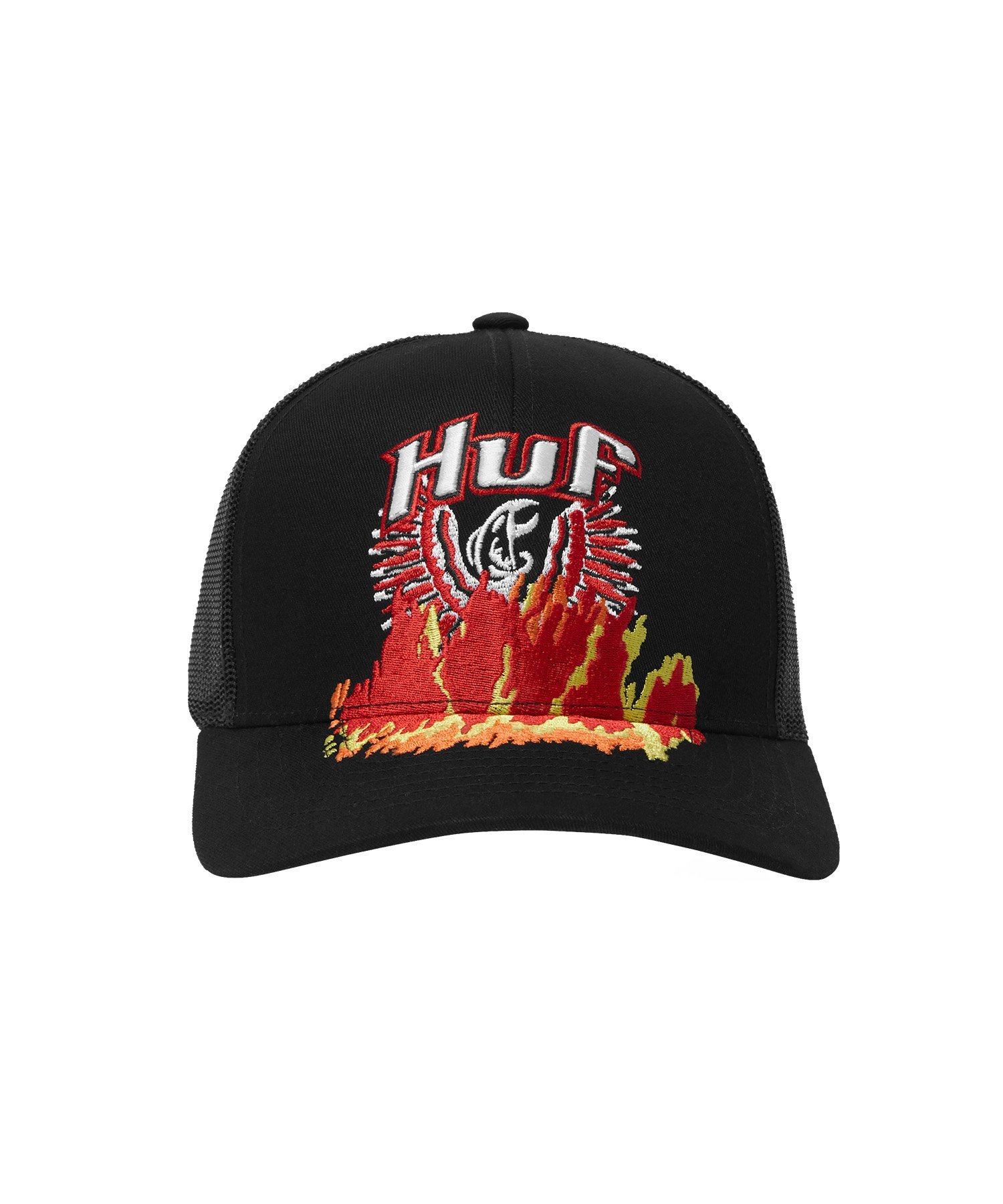 HUF PHOENIX TRUCKER / HUF ハフ キャップ 帽子 ハフ 帽子 キャップ ブラック【送料無料】
