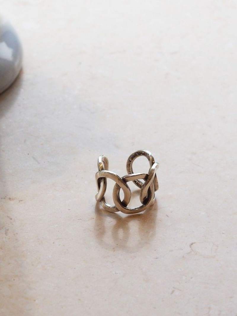 【SALE／10%OFF】UNITED ARROWS green label relaxing PHILIPPE AUDIBERT(フィリップオーディベール)サークルリング 【EMMEL REFINES】 ユナイテッドアローズ グリーンレーベルリラクシング アクセサリー リング シルバー【送料無料】のサムネイル