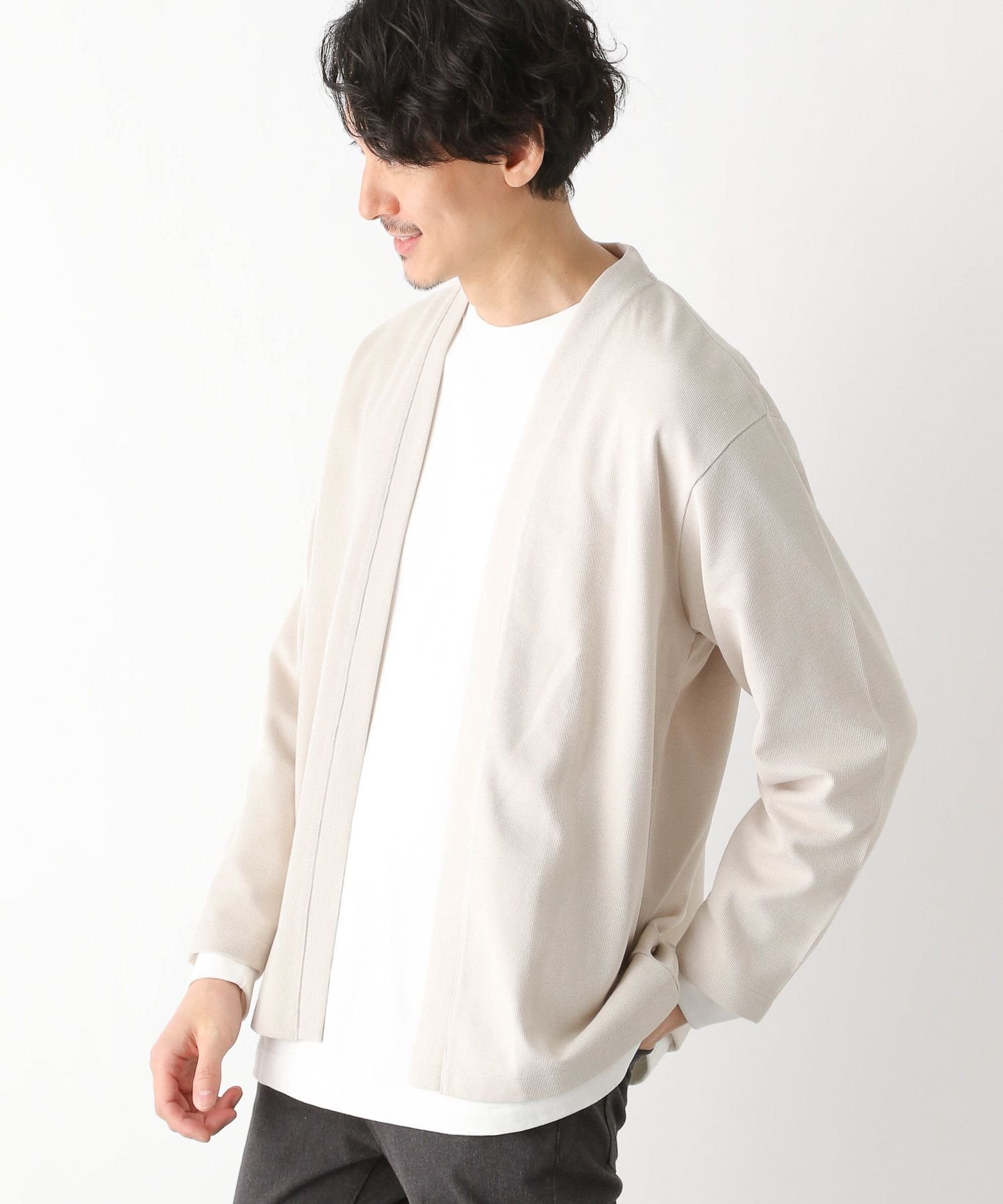 グローバルワーク 服 メンズ 【SALE／30%OFF】GLOBAL WORK (M)サラサマDRYカーデ グローバルワーク トップス カーディガン ベージュ ブラック グレー グリーン ブルー ネイビー