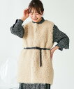 【SALE/20%OFF】le.coeur blanc TORRAZZO DONNAエコムートン×ボア2wayベスト ルクールブラン ジャケット・アウター その...
