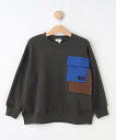 【SALE/10%OFF】SHOO・LA・RUE 【110-140cm】裏毛フラップポケットプルオーバー シューラルー トップス スウェット・トレーナー ブラッ...