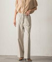 la.f... 【biyori】シェルタリングドライオックスワイドパンツ≪洗濯機で洗える≫ ラ・エフ パンツ その他のパンツ ホワイト ブラック ベージュ【送料...