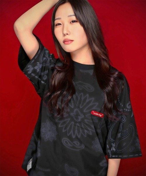 【GALFY×GALLIS ADDICTION】安定のシャカシャカ半袖Tee *セットアップ対応(MENS) ジャックローズ トップス カットソー・Tシャツ ブラック グレー