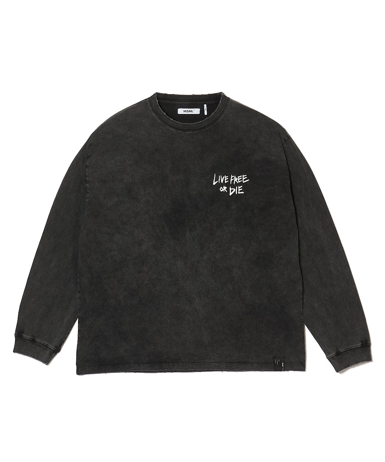 MSML RATDOTL LONG SLEEVE T SHIRT ガーデン トップス カットソー・Tシャツ ブラック【送料無料】
