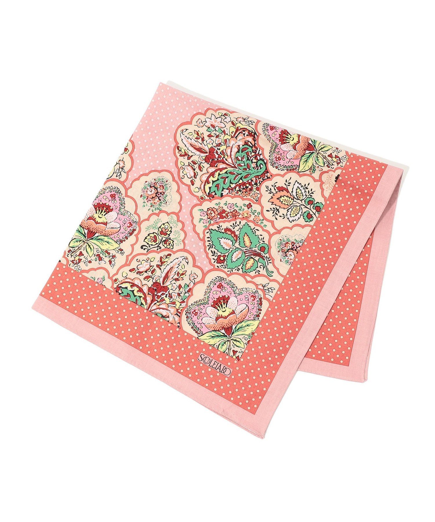 SOULEIADO SOULEIADO コットンプリント バンダナ トゥモローランド ファッション雑貨 スカーフ・バンダ..