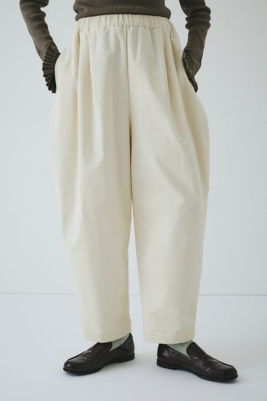 HeRIN.CYE Cocoon loose pants ヘリンドットサイ パンツ その他のパンツ グレー ピンク ブラウン ホワ..