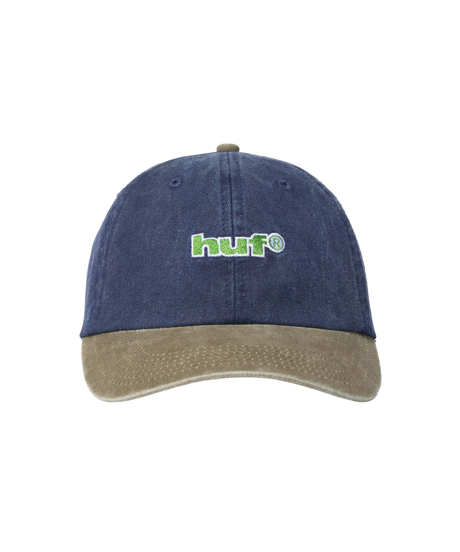 TWO TONE 89 WASHED 6 PANEL HAT / HUF ハフ キャップ 帽子 ハフ 帽子 キャップ ブラック ネイビー