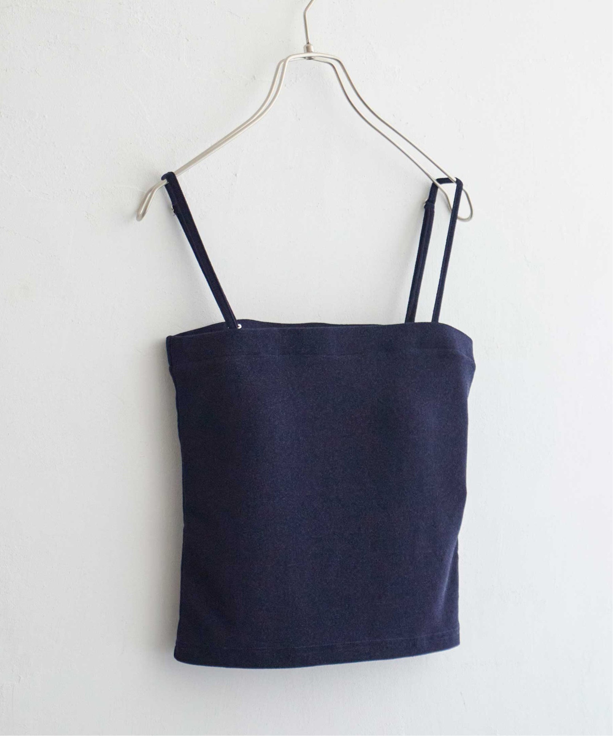 VENCE share style Ladys ラメカットソーベアトップ ヴァンス エクスチェンジ トップス ノースリーブ・タンクトップ ネイビー シルバー ブラック グレー