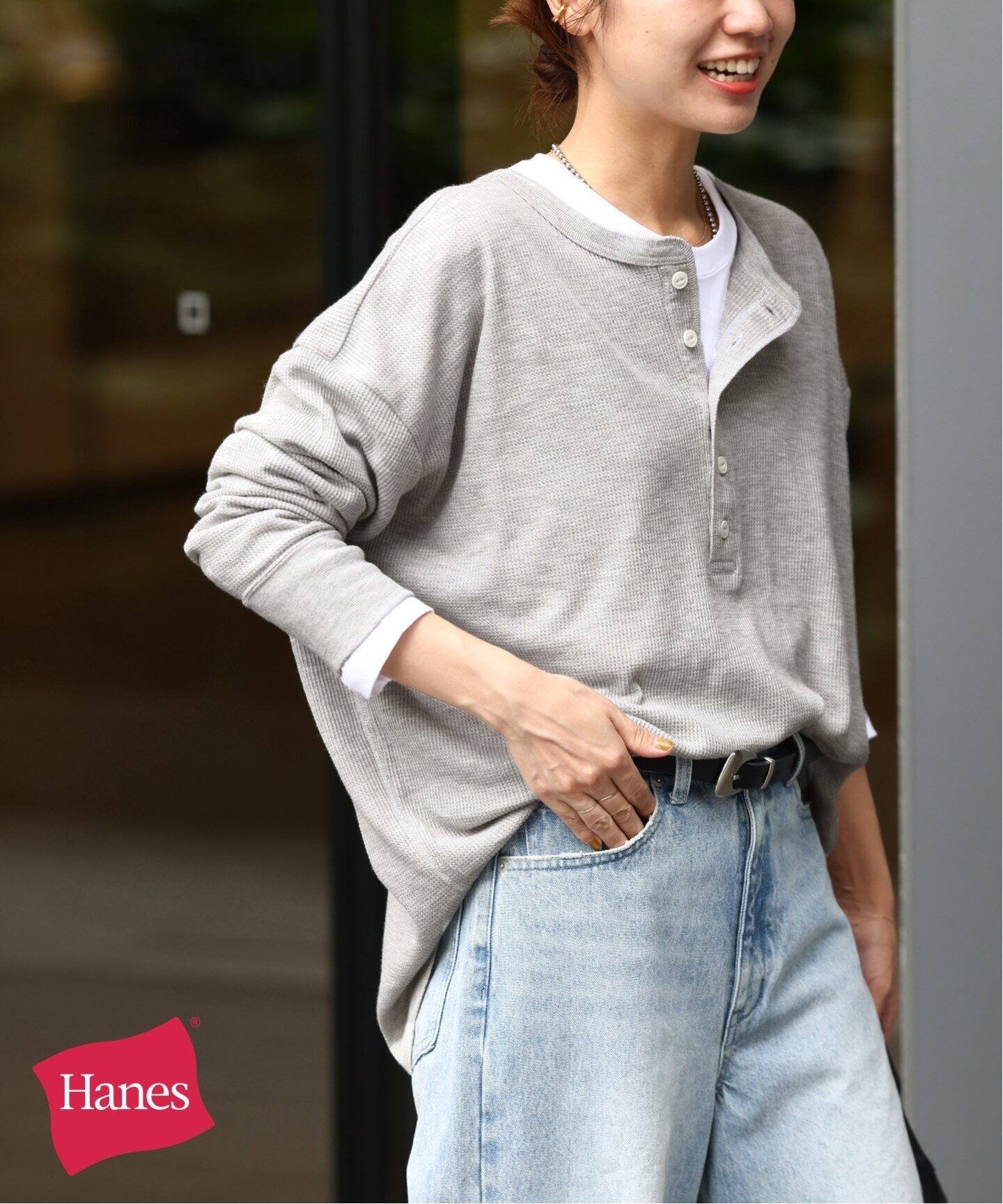 JOURNAL STANDARD relume 《2枚セット》【Hanes / ヘインズ】*RELUME別注カットソー ジャーナル スタンダード レリューム トップス カットソー・Tシャツ ブラック ブラウン ネイビー【送料無料】のサムネイル