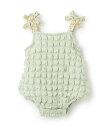 【SALE/20%OFF】petit main ポコポコサロペット ナルミヤオンライン マタニティウェア・ベビー用品 ベビートップス ホワイト グリーン