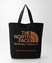 UNITED ARROWS green label relaxing <THE NORTH FACE>オーガニックコットン トートバッグ ユナイテッドアローズ グリーンレーベルリラクシング バッグ トートバッグ ホワイト ブラック【送料無料】(4)