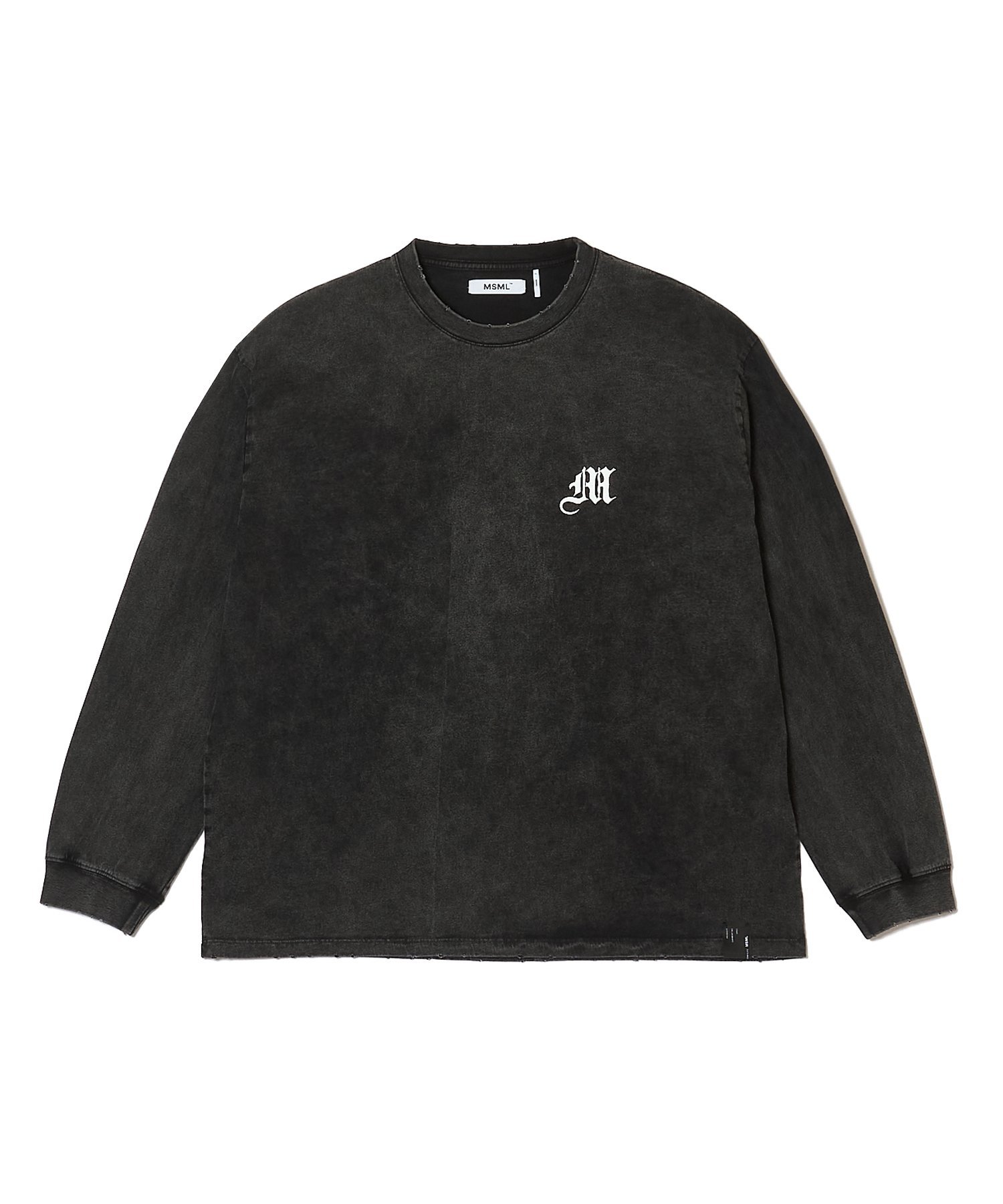 MSML M LOGO 8 BALL LONG SLEEVE T SHIRT ガーデン トップス カットソー・Tシャツ ブラック【送料無料】