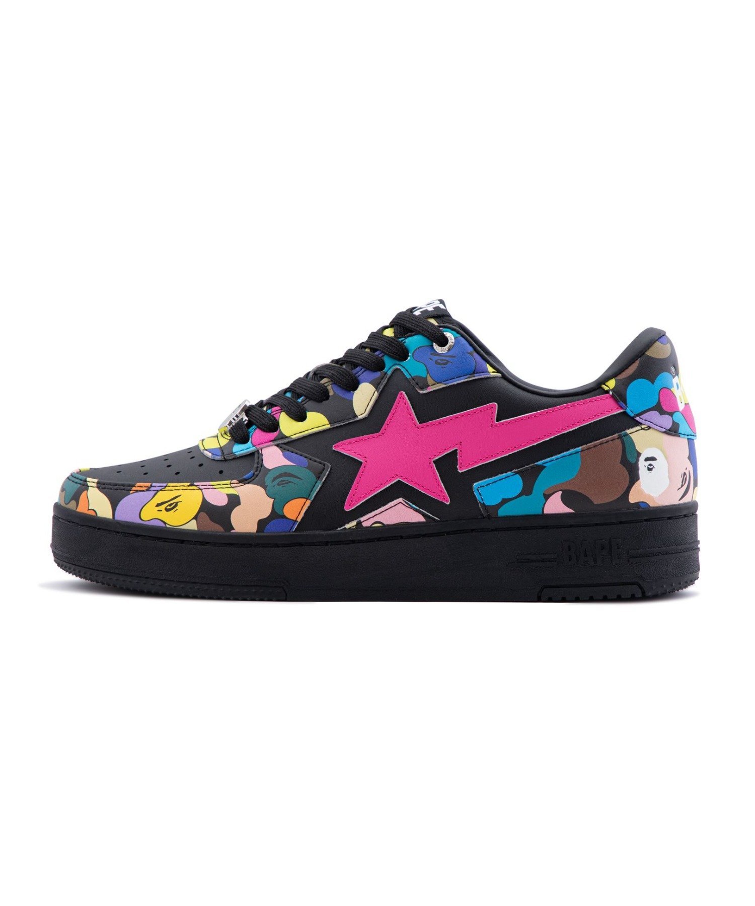 A BATHING APE BAPE STA ICON #2 ア ベイシング エイプ シューズ・靴 スニーカー ホワイト ブラック【送料無料】