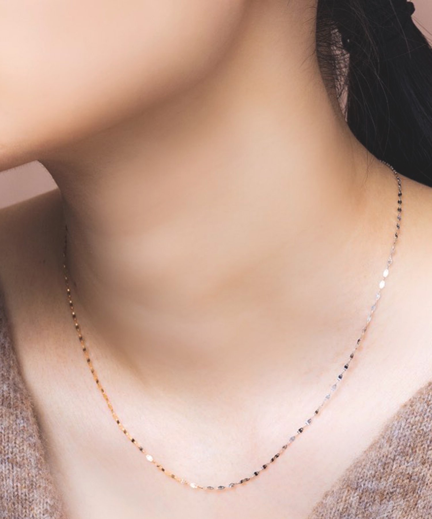 les bon bon les bon bon/victoria double necklace yellow gold×white gold ネックレス K10 10K ジュエリー ルボンボン ギフト セットアップセブン アクセサリー・腕時計 ネックレス ゴールド【送料無料】