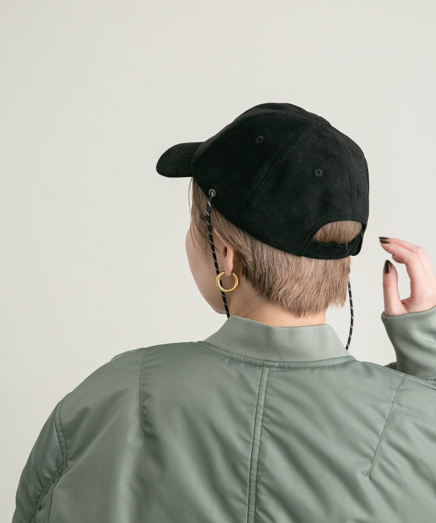 【SALE/60%OFF】KBF ドロストスエードCAP ケービーエフ 帽子 キャップ ブラック ベージュ