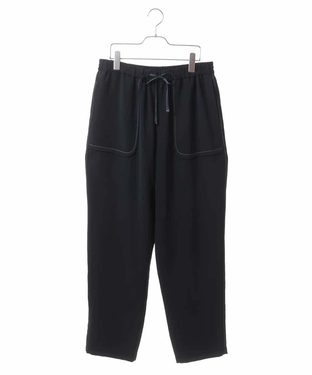 【SALE/50%OFF】HIROKO BIS GRANDE 【大きいサイズ】ヴィンテージツイルパンツ /洗える ヒロコ ビス グランデ パンツ その他のパンツ グレー ネイビー【送料無料】