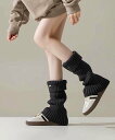 【SALE/30%OFF】aimoha - select - 【MOSOX】リブレッグウォーマー アイモハ 靴下・レッグウェア レッグウォーマー ブラック ホワ...