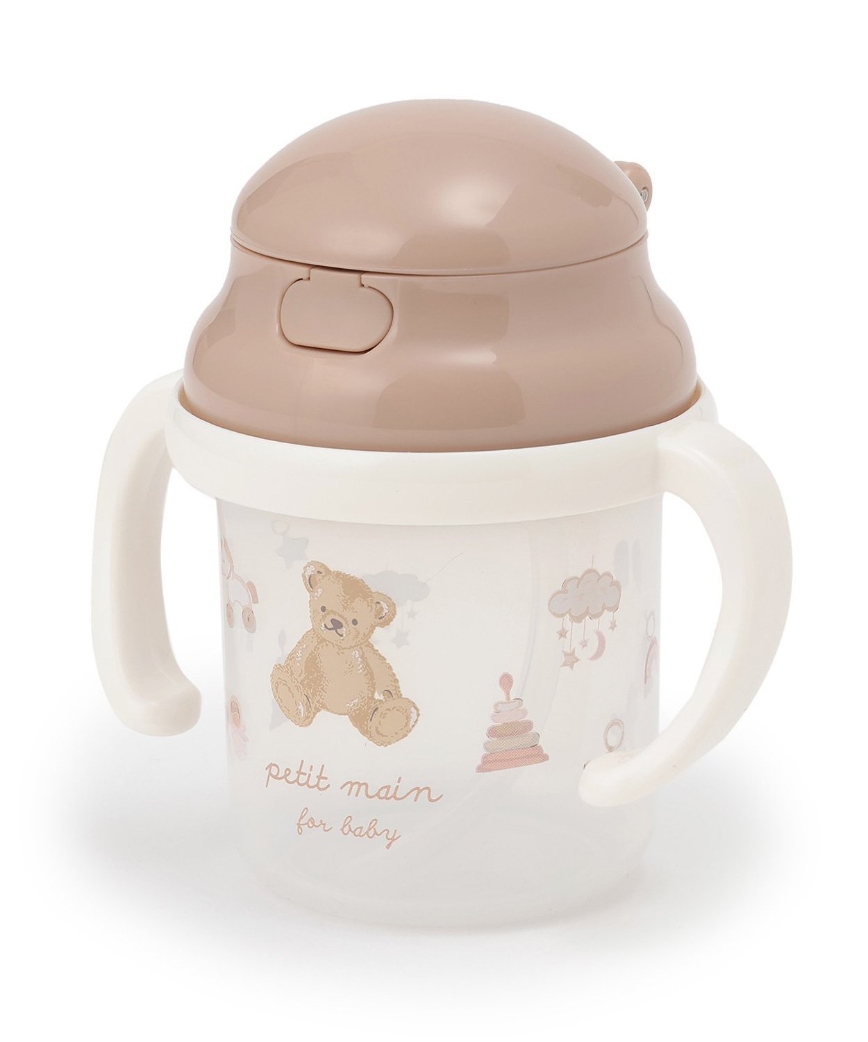 petit main ストローマグ ナルミヤオンライン マタニティウェア・ベビー用品 その他のベビーグッズ ベージュ ピンク ブルー