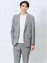 m.f.editorial 軽量メッシュ スリムフィット 2ボタンジャケット 千鳥(セットアップ可能) 【25SS】 メンズ セットアップ ジャケット ビジネス...