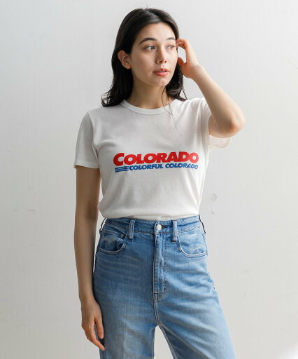 AMERICAN RAG CIE 【MEN , WOMEN】STATE TEE -Colorado アメリカンラグシー トップス カットソー・Tシャツ ブラック ホワイト【送料無料】 AMERICAN RAG CIE 【MEN , WOMEN】STATE TEE -Colorado アメリカンラグシー トップス カットソー・Tシャツ ブラック ホワイト【送料無料】