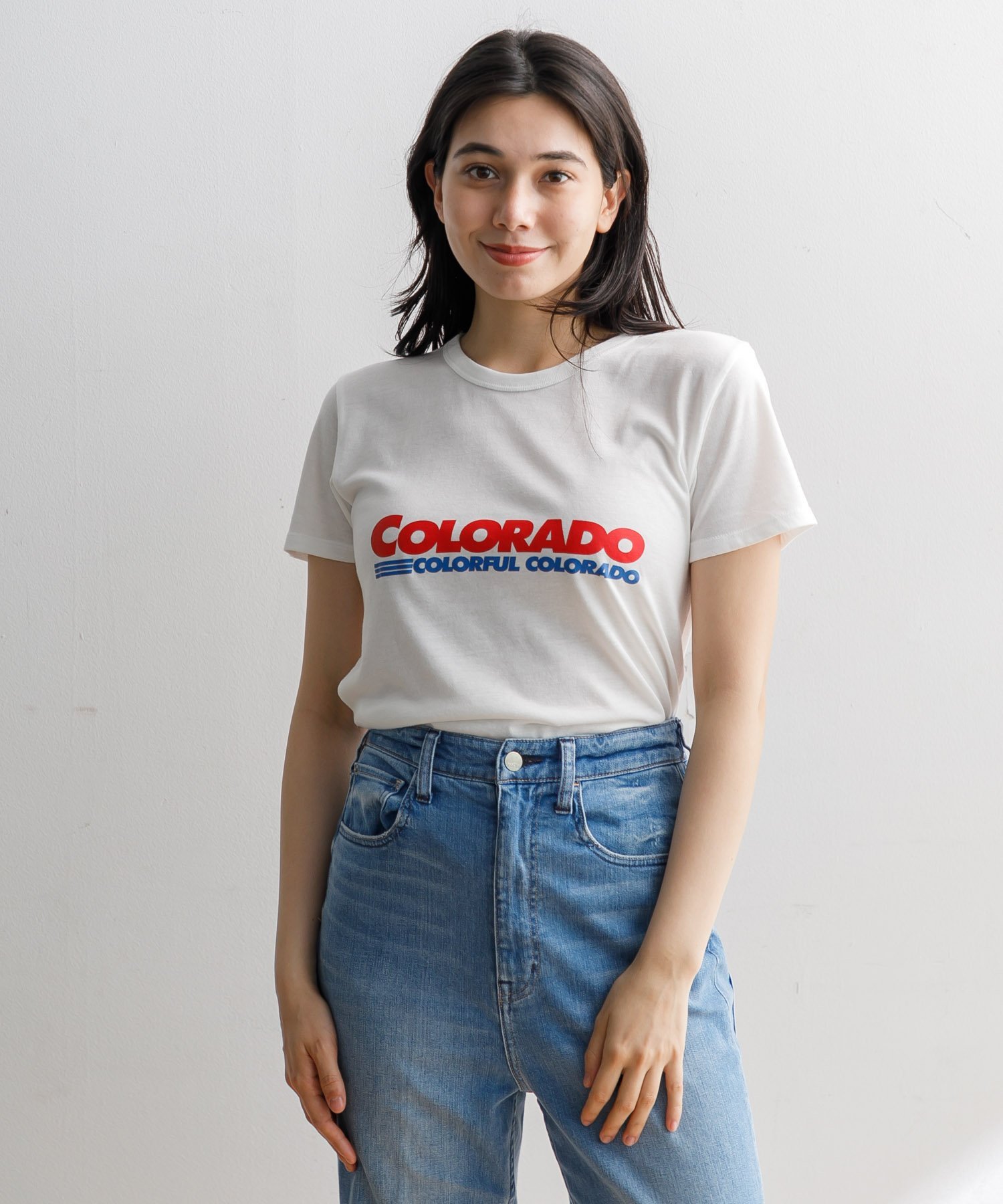 AMERICAN RAG CIE 【MEN , WOMEN】STATE TEE -Colorado アメリカンラグシー トップス カットソー・Tシャツ ブラック ホワイト【送料無料】