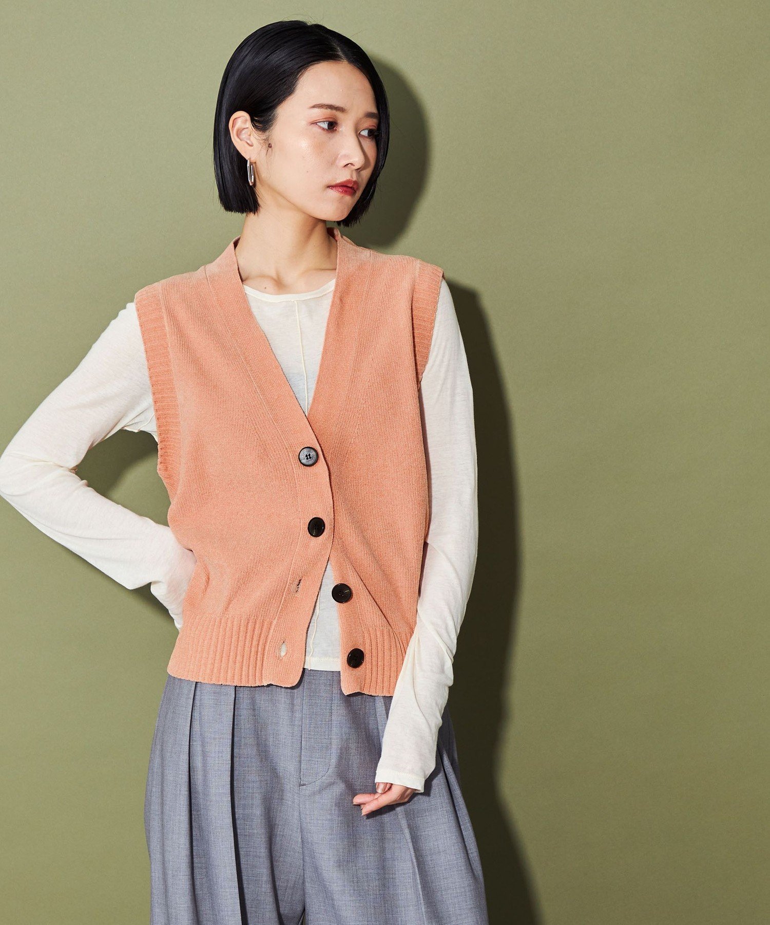 【SALE／70%OFF】CITEN ＜CITEN＞ベロアモールベスト ユナイテッドアローズ アウトレット トップス ベ..