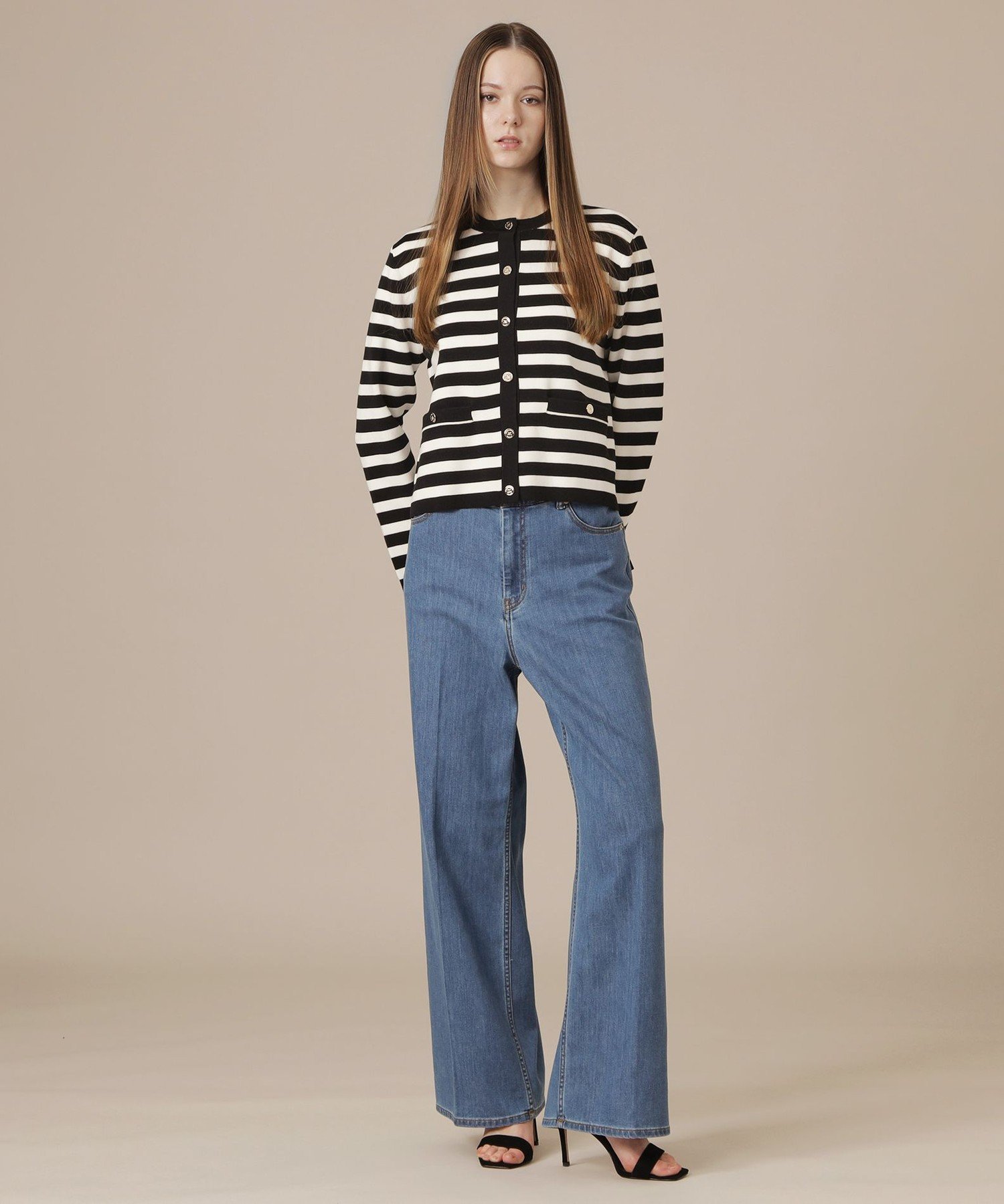 MACKINTOSH LONDON　(L Size) 【L】フルニードルニットカーディガン マッキントッシュ ロンドン トップス その他のトップス ネイビー ブラック【送料無料】