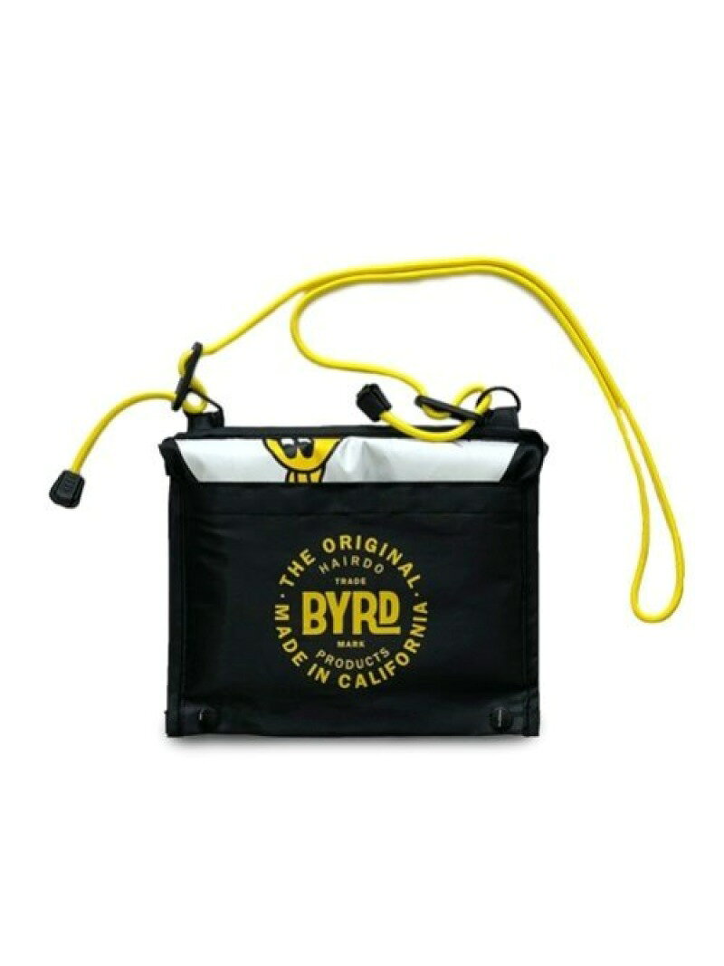 BYRD BYRD/サコッシュ エコバッグ ブラック エコッシュ アントレスクエア バッグ ショルダーバッグ ブラック