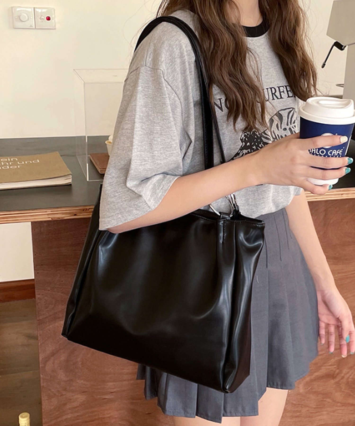 【SALE／30%OFF】Amulet 【Amulet】リングショルダートートバッグ アミュレット バッグ トートバッグ ホワイト ブラック イエロー