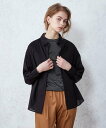 【SALE／50 OFF】LE SOUK HOLIDAY コットンシルクシャツ ルスークホリデー トップス シャツ ブラウス ブラック ホワイト カーキ