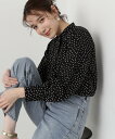 【SALE／10%OFF】N. Natural Beauty Basic ボウタイ風とろみブラウス 24SS エヌ ナチュラルビューティーベーシック* トップス シャツ・..