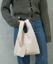 【SALE/70%OFF】BIRTHDAY BAR フェイクレザーマルシェバッグ ポーチ付き バースデイバー バッグ その他のバッグ グレー
