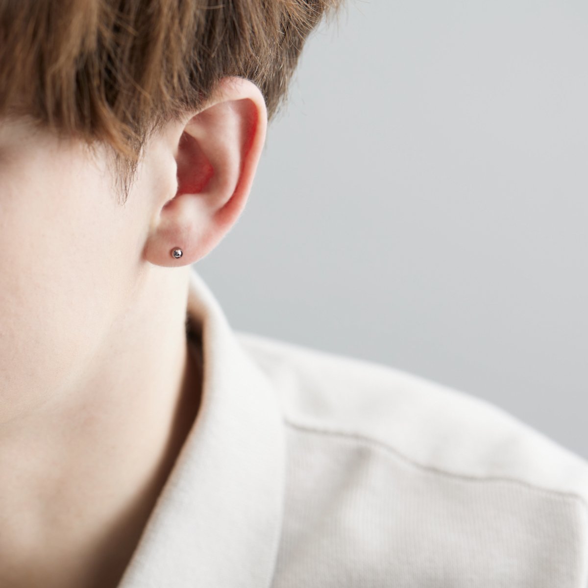 4℃ HOMME+ 【4°C HOMME+】 プラチナ ピアス/片耳用 ヨンドシー アクセサリー・腕時計 ピアス【送料無料】