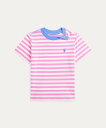 POLO RALPH LAUREN (ベビー)ストライプド コットン ジャージー Tシャツ ラルフローレン マタニティウェア・ベビー用品 その他のベビーグッズ ...
