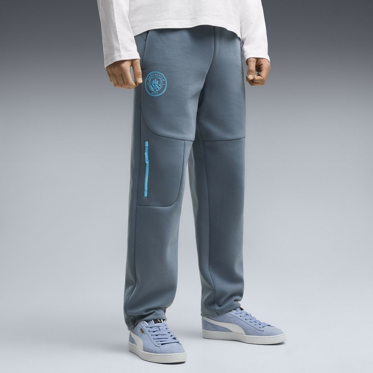 メンズ マンチェスターシティ FC プーマテック スウェットパンツ MCFC PUMATECH Sweatpants プーマ パンツ ジャージ・スウェットパンツ