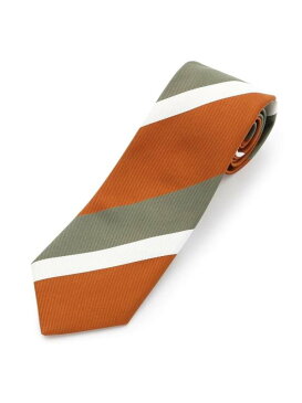 【SALE/50%OFF】TAKEO KIKUCHI ヘビーレップ太ストライプネクタイ タケオキクチ ファッショングッズ ネクタイ/蝶ネクタイ ベージュ ブラウン【送料無料】