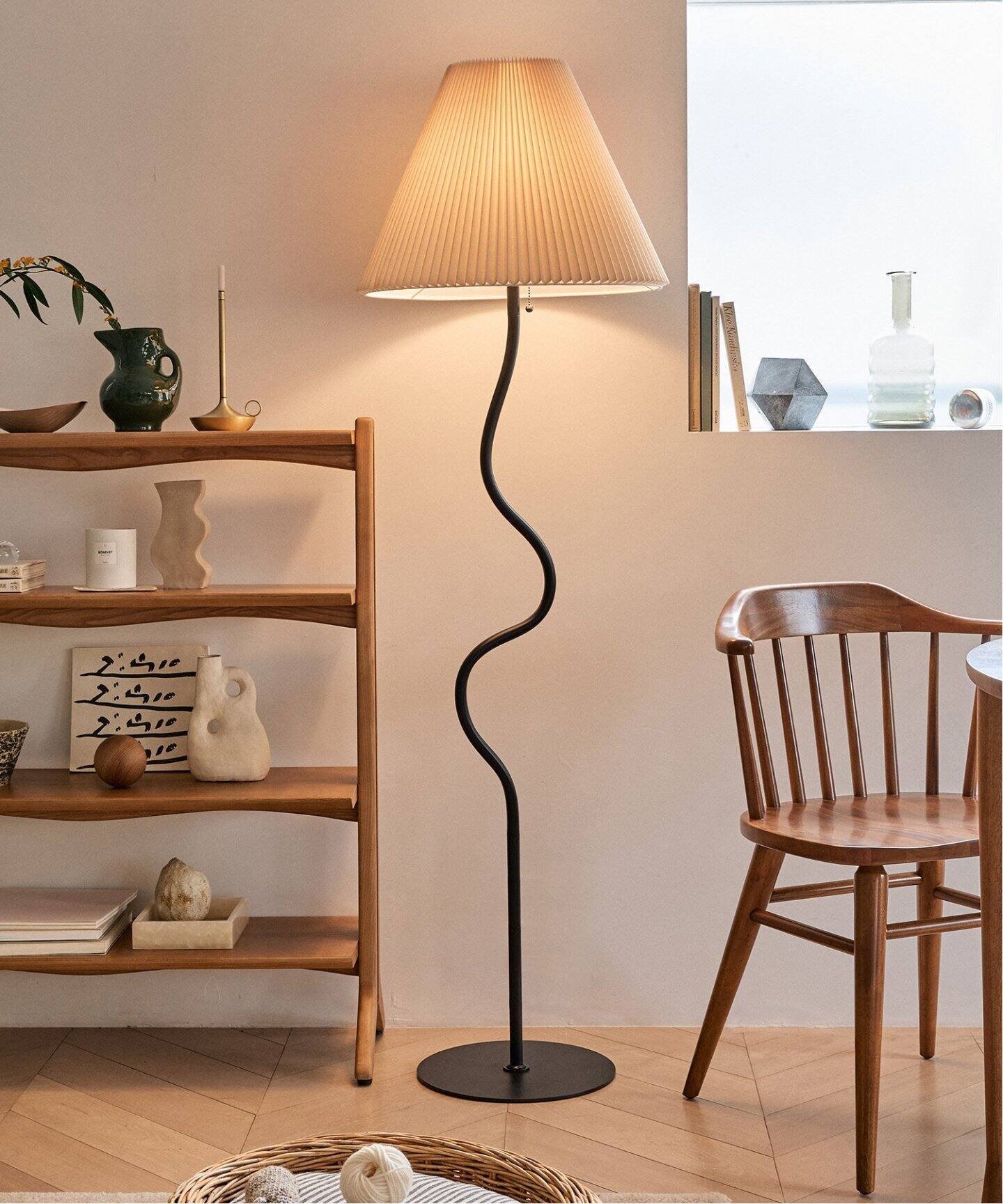 JOURNAL STANDARD FURNITURE WAVY FLOOR LAMP ウェービー フロアランプ 電球付属 ジャーナルスタンダードファニチャー インテリア・生..