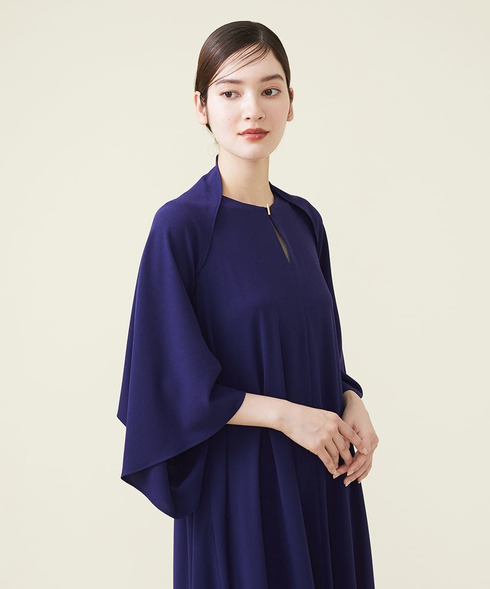 Sybilla ストールデザインボレロ シビラ トップス シャツ・ブラウス ブラック ネイビー グリーン