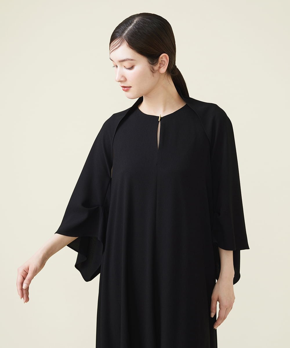 Sybilla ストールデザインボレロ シビラ トップス シャツ・ブラウス ブラック ネイビー グリーン