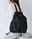 quaranciel 《追加予約》quaranciel: 2way リュックサック トート バッグ(A4対応) シップス バッグ リュック・バックパック ブラッ...