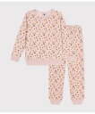 【SALE/10%OFF】PETIT BATEAU ベロア長袖パジャマ プチバトー インナー・ルームウェア パジャマ【送料無料】