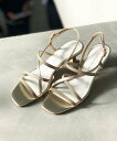 【SALE/20%OFF】MODE ET JACOMO アシンメトリーストラップサンダル モード・エ・ジャコモ×イング シューズ・靴 サンダル ブルー【送料無料...