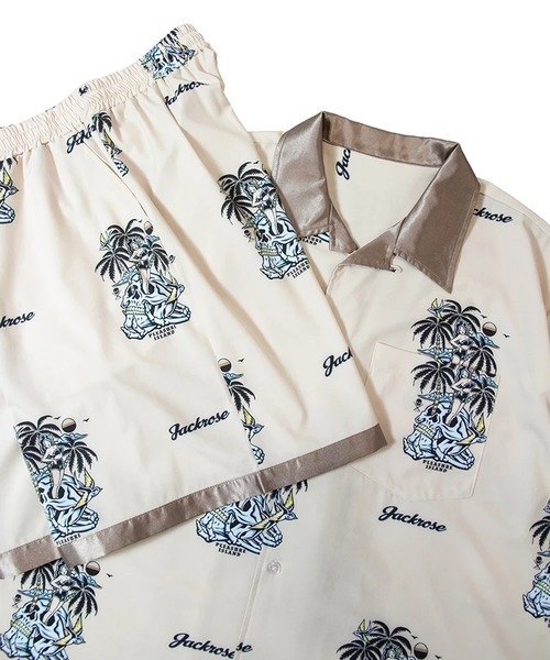 【SALE／50%OFF】JACKROSE JE-ALOHA SET UP(MENS) ジャックローズ スーツ・フォーマル セットアップスーツ ブラック ベージュ【送料無料】